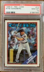 Ryne Sandberg #10 Baseball Cards 1988 O Pee Chee Prices