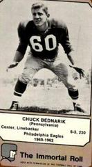 Chuck Bednarik #22 Football Cards 1975 Fleer Hall of Fame Prices