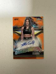 Tatiana Suarez [Orange Refractor] #FSA-TSU Ufc Cards 2024 Topps Chrome UFC Future Stars Autograph Prices