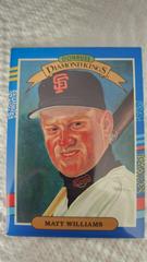 Matt Williams #18 Baseball Cards 1991 Donruss Diamond Kings Prices