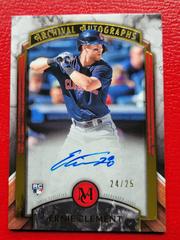 Ernie Clement [Gold] #AA-EC Baseball Cards 2022 Topps Museum Collection Archival Autographs Prices