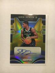 Jaren Jackson Jr. [Gold Prizm] #JJJ Basketball Cards 2019 Panini Prizm Signatures Prices