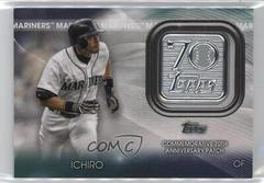 Ichiro #70LP-I Baseball Cards 2021 Topps 70th Anniversary Logo Patch Prices