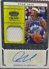 Jordan Clarkson #12 Basketball Cards 2023 Panini Crown Royale Kings Court Jersey Auto Prices