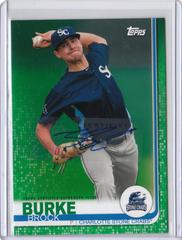 Brock Burke [Autograph Green] #2 Baseball Cards 2019 Topps Pro Debut Prices