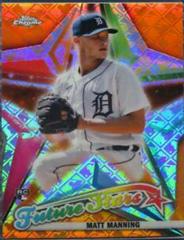Matt Manning [Orange] #FS-18 Baseball Cards 2022 Topps Chrome Logofractor Future Stars Prices
