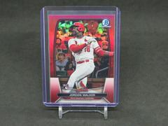 Jordan Walker [Red] #18 Baseball Cards 2023 Bowman Chrome Prices