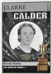 Brandt Clarke [Gold] Hockey Cards 2022 Upper Deck Calder Candidates Prices