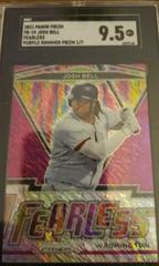 Josh Bell [Purple Shimmer] #FR-19 Baseball Cards 2021 Panini Prizm Fearless Prices