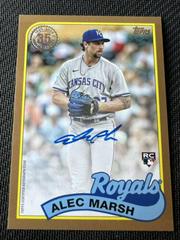 Alec Marsh [Gold] Baseball Cards 2024 Topps 1989 Autograph Prices