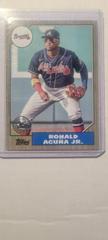Ronald Acuna Jr. [Gold] #87TBU-11 Baseball Cards 2022 Topps Update 1987 Prices