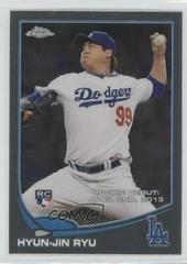 Hyun Jin Ryu #MB-51 Baseball Cards 2013 Topps Chrome Update Prices