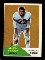 J.W. Slack #35 Football Cards 1960 Fleer Prices