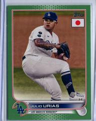 Julio Urias [Jade Green] Baseball Cards 2022 Topps Japan Edition Prices