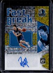 Wang Zhi zhi [Gold] #FB-WZZ Basketball Cards 2021 Panini Donruss Optic Fast Break Signatures Prices