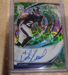 Ed Reed [Green] #ICN-ERE Football Cards 2022 Panini Spectra Icons Autographs Prices