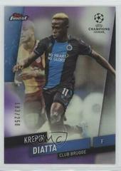 Krepin Diatta [Purple Refractor] Soccer Cards 2019 Finest UEFA Champions League Prices