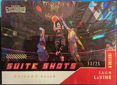 Zach LaVine [Cracked Ice] Basketball Cards 2021 Panini Contenders Suite Shots Prices