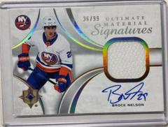 Brock Nelson #UMS-BN Hockey Cards 2021 Ultimate Collection Material Signatures Prices