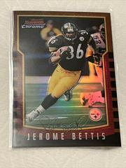 Jerome Bettis [Refractor] #111 Football Cards 2000 Bowman Chrome Prices
