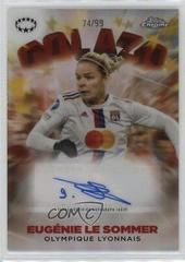 Eugenie Le Sommer [Autograph] Soccer Cards 2022 Topps Chrome UEFA Women's Champions League Golazo Prices
