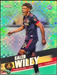 Caleb Wiley [Aqua Xfractor] Soccer Cards 2022 Topps Chrome MLS Prices