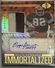 Ozzie Newsome [Gold] Football Cards 2021 Panini Illusions Immortalized Jersey Autographs Prices