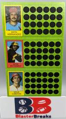 Gene Richards, Keith Hernandez, Steve Carlton Baseball Cards 1981 Topps Scratch Offs Prices