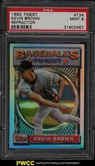 Kevin Brown [Refractor] Baseball Cards 1993 Finest Prices