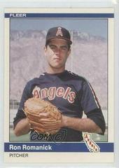 Ron Romanick #U-101 Baseball Cards 1984 Fleer Update Prices