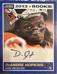 DeAndre Hopkins [Autograph Blue] #356 Football Cards 2013 Panini Score Prices