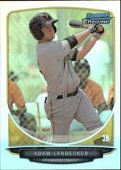 Adam Landecker [Blue Refractor] #103 Baseball Cards 2013 Bowman Chrome Draft Picks & Prospects Prices