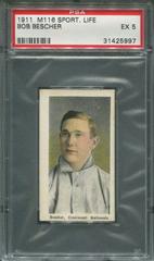 Bob Bescher Baseball Cards 1911 M116 Sporting Life Prices