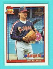 Bob McClure #84 Baseball Cards 1991 Topps Desert Shield Prices