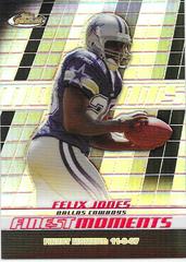 Felix Jones [Black Refractor] #FM-FJ Football Cards 2008 Topps Finest Moments Prices