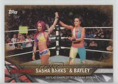 Sasha Banks, Bayley [Bronze] Wrestling Cards 2017 Topps WWE Road To Wrestlemania Prices