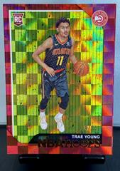 Trae Young [Red Checkerboard] #250 Basketball Cards 2018 Panini Hoops Prices