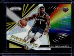 Zion Williamson [Gold Prizm] #5 Basketball Cards 2021 Panini Prizm Prizmatic Prices
