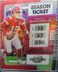 Patrick Mahomes II [Silver] #3 Football Cards 2021 Panini Contenders Optic Prices