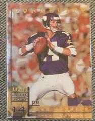 Brad Johnson [Longevity] Football Cards 1998 Leaf Rookies & Stars Prices