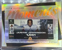 Justin Jefferson #M-7 Football Cards 2023 Panini Luminance Moments Prices