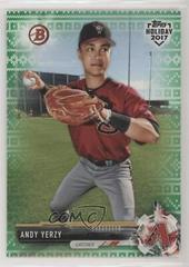 Andy Yerzy [Green Holiday Sweater] #TH-AY Baseball Cards 2017 Topps Holiday Bowman Prices