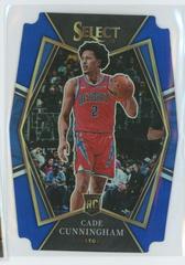 Cade Cunningham [Blue Prizm Die Cut] Basketball Cards 2021 Panini Select Prices