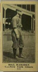 Bill Rariden #141 Baseball Cards 1916 Famous & Barr Co Prices