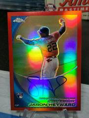 Jason Heyward [Red Refractor Autograph] #174 Baseball Cards 2010 Topps Chrome Prices