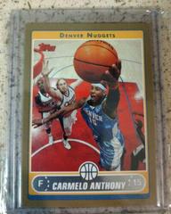 Carmelo Anthony [Gold] Basketball Cards 2006 Topps Prices