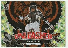 Oscar Colas [Green] #U11 Baseball Cards 2023 Panini Donruss Unleashed Prices