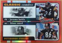 Hines Ward, Jerome Bettis [Red] Football Cards 2022 Panini Classics Combos Prices