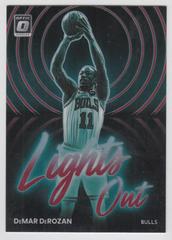 DeMar DeRozan [Red] #15 Basketball Cards 2022 Panini Donruss Optic Lights Out Prices