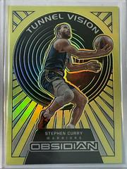 Stephen Curry [Yellow] #11 Basketball Cards 2021 Panini Obsidian Tunnel Vision Prices